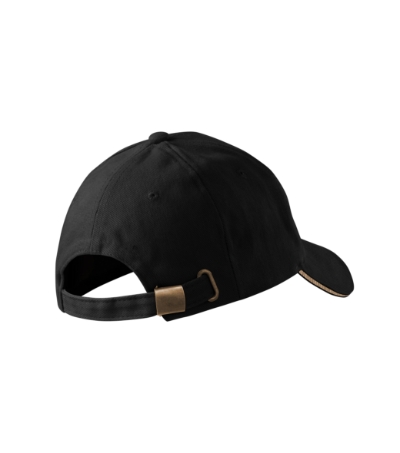 Sandwich 6P 306 Czapka unisex czarny nastawialna