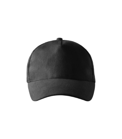 5P 307 Czapka unisex czarny nastawialna